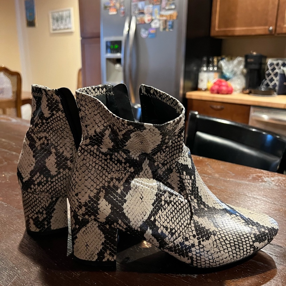 Snake Skin Boots
